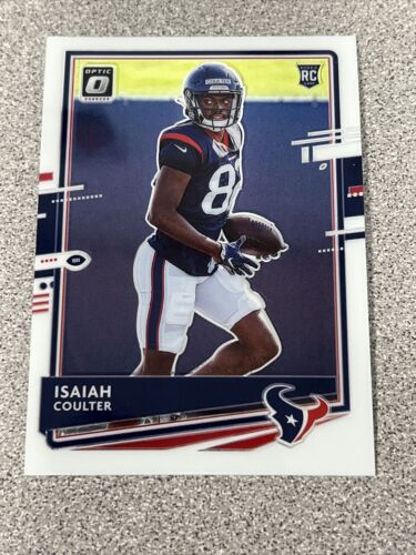 2020 DONRUSS OPTIC #132 ISAIAH COULTER ROOKIE CARD RC HOUSTON TEXANS - Picture 1 of 2