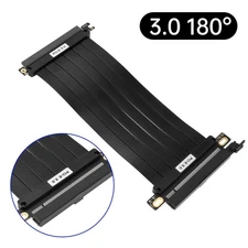 1X For PCI-E 3.0 180° 16x Riser Cable Graphics Card Extension Cable For GPU NEW