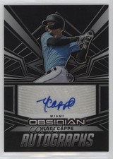 2023 Panini Chronicles Obsidian Auto Yiddi Cappe #OA-YC Auto 03j5