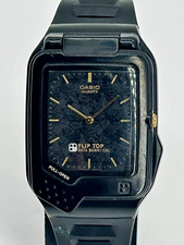 Vintage Casio FTP-30 Flip Top Data Bank Calculator Watch 761 Japan Rare 1992 Run