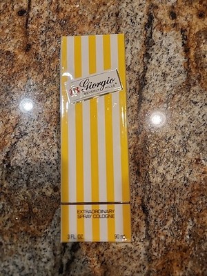 Vintage GIORGIO Beverly Hills Extraordinary Spray Cologne 3oz NIB Sealed 90ml