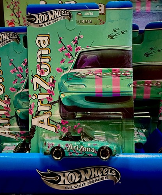 #ad Hot Wheels Silver Series Arizona Mazda MX 5 Miata 1:64 Diecast Car Unopened $23.00