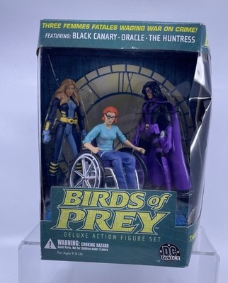BIRDS OF PREY Black Canary Oracle Huntress action figure set - DC Direct Batgirl