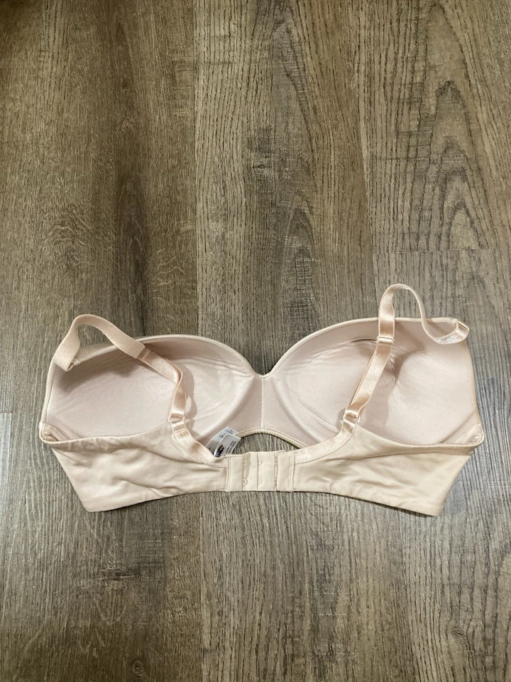 Sutiã Gilligan & O'Malley Favorite bege sem fio tamanho 36D - Imagem 3 de 4