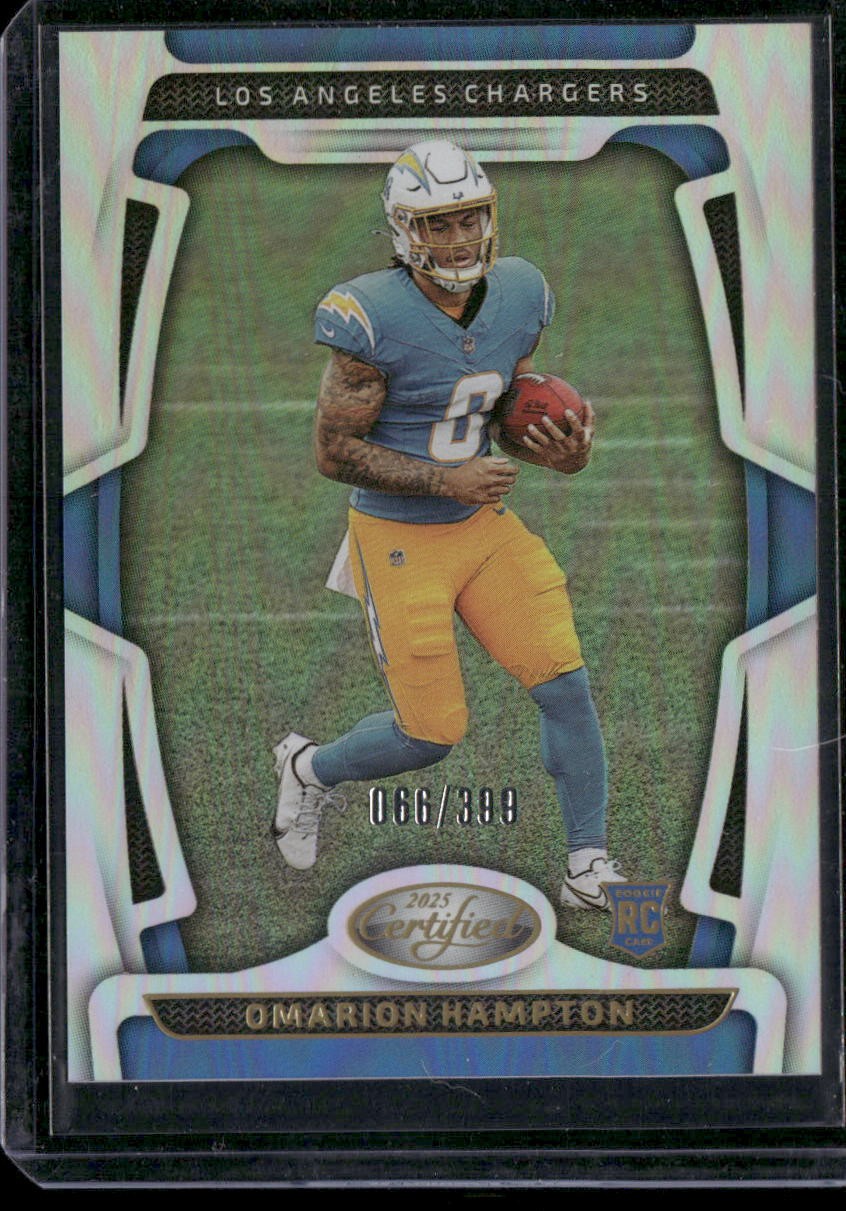 2025 Panini Certified #118 Omarion Hampton Mirror #/399