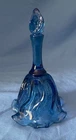 Vintage Fenton Cobalt Blue Glass Bell