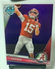 2023 Bowman University Alabama Football Cards Checklist and Odds 12