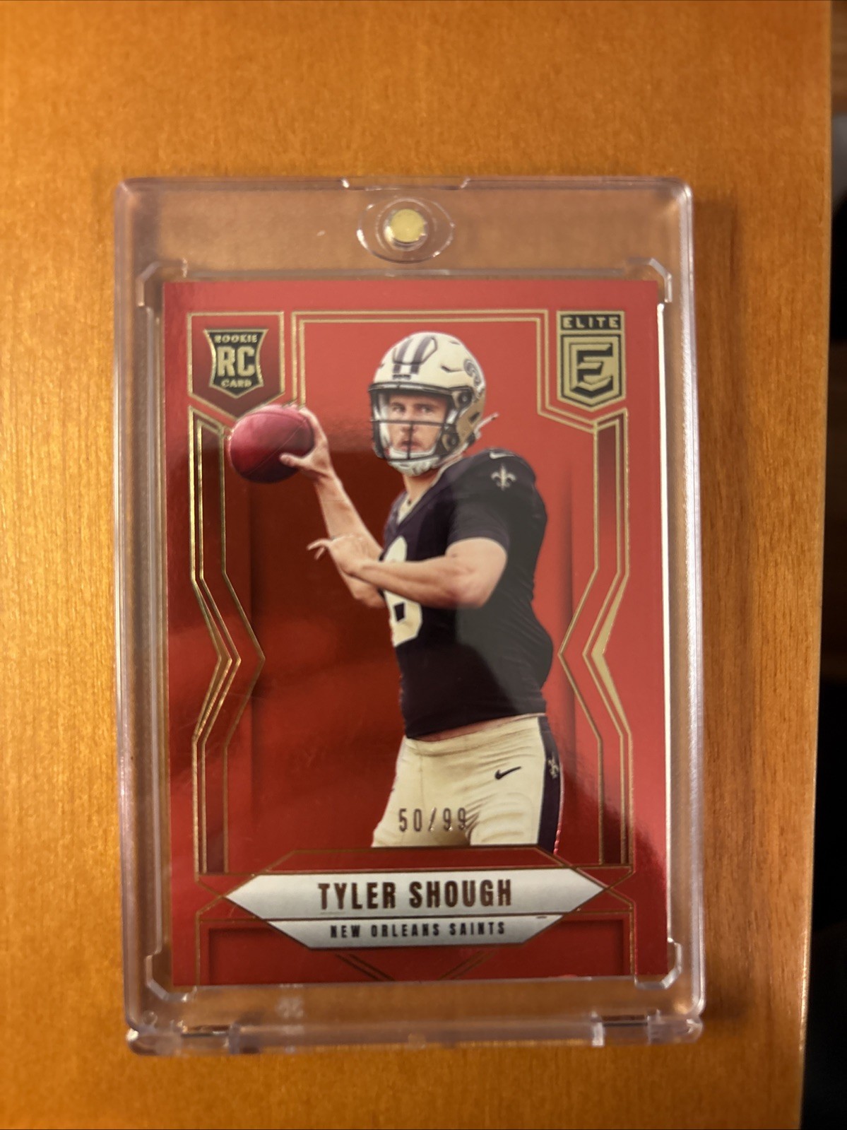 2025 Panini Donruss Elite - Rookies Tyler Shough #178 Red /99 (RC)