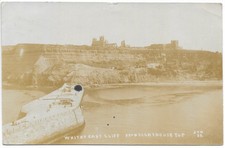 Postcard North Yorkshire Whitby East Cliff from Lighthouse Top JTR 32 Ross photo