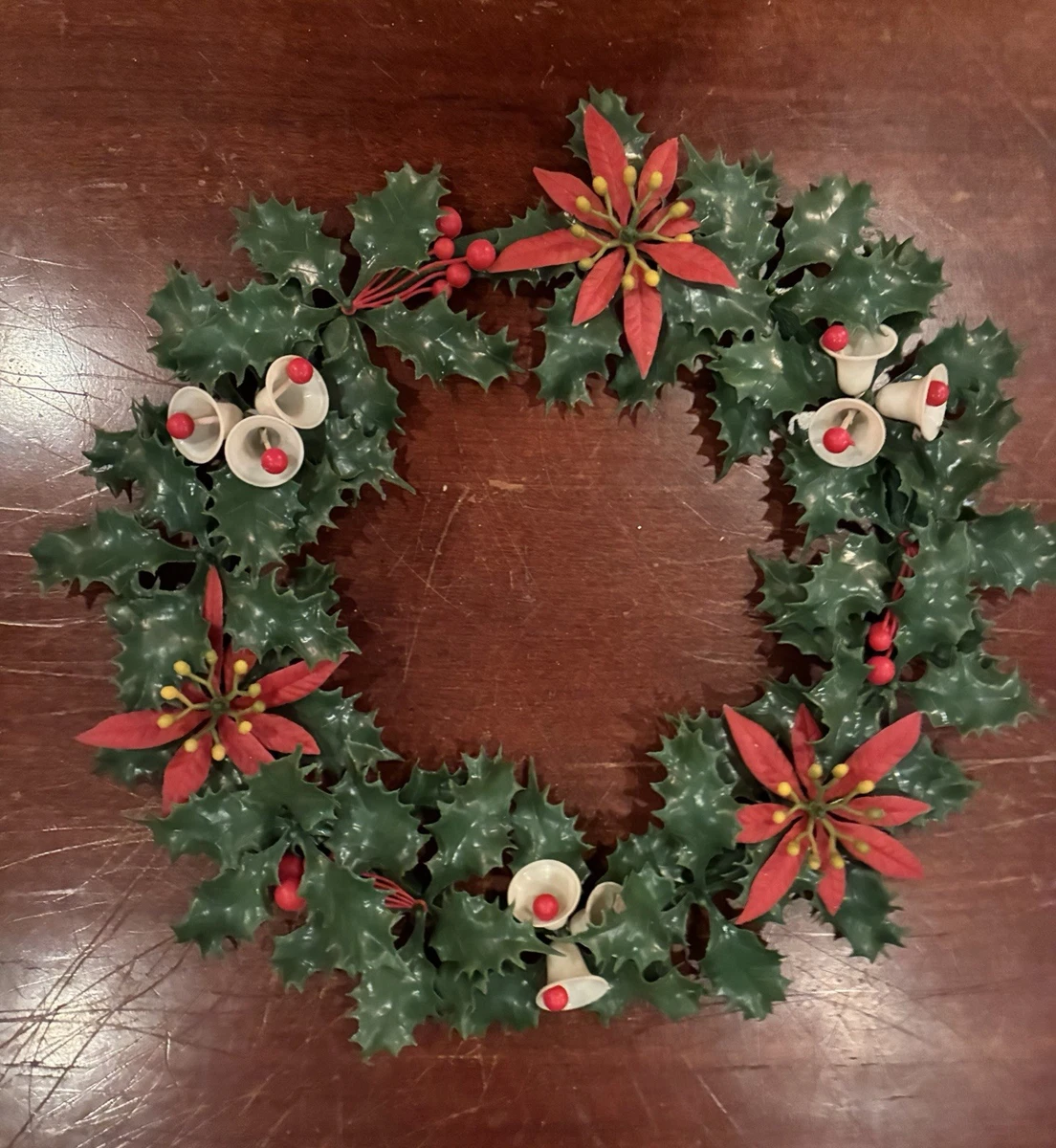 ヴィンテージ　U.S.A 1960年代　FRP クリスマスリース 幅110cm Christmas Wreaths 1960 Year Manufactured Collectible Wreaths