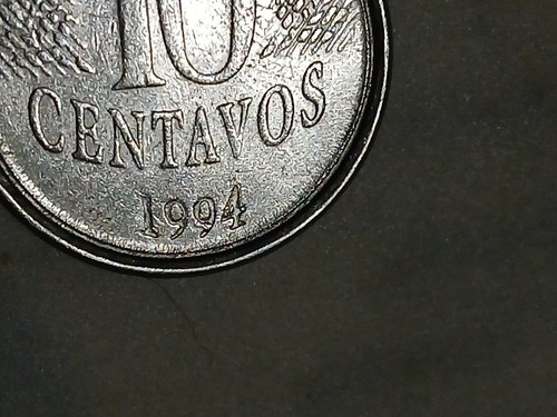 Brasilien 1994 10 Centavos Münze Edelstahl zirkuliert ungradiert - Bild 9 von 12