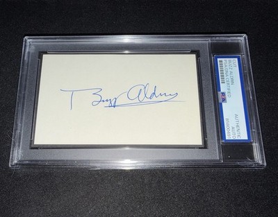 Buzz Aldrin Signed Cut PSA NASA Astronaut Apollo 11 Moonwalker