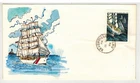 T MICHAEL WEDDLE HANDPAINTED CANADA FDC 1984 TALL SHIPS SAILING SHIPS