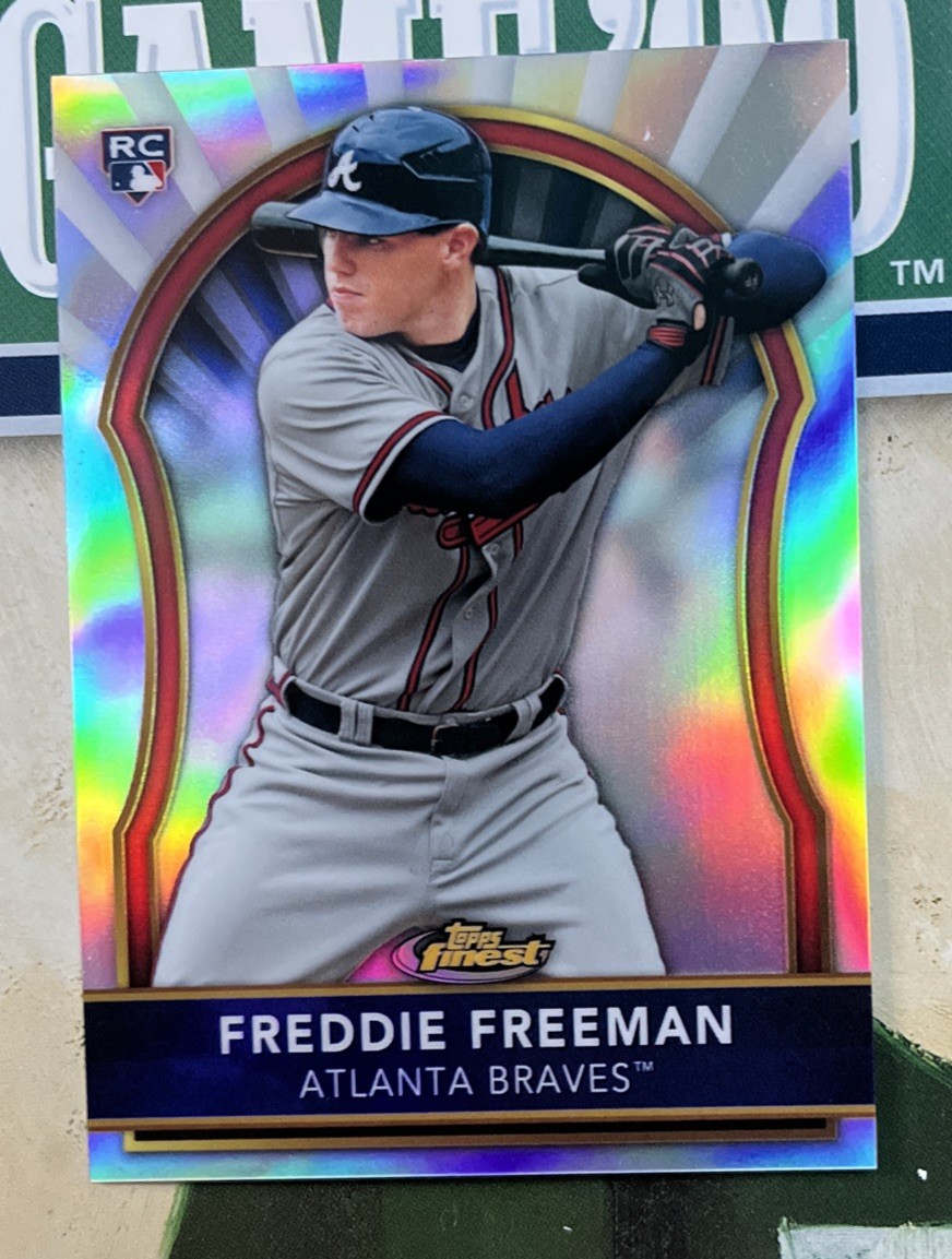 2011 Topps Finest - Freddie Freeman #72 Refractor /549 (RC)