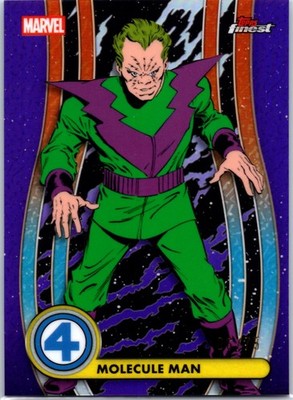 2026 Topps Finest Fantastic Four MOLECULE MAN Purple Refractor /75 #031 Common