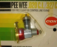 “Vintage Cox Pee Wee .020 RC Model Airplane Engine – NOS Glow/Nitro 1/2A – New