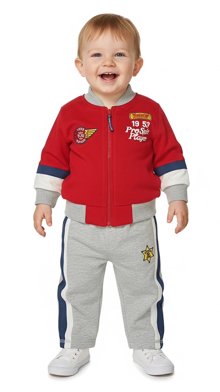 Completo Chándal Con Sudadera Abierta DODIPETTO Niño Bebé 56575 T. 9 A 24 Meses