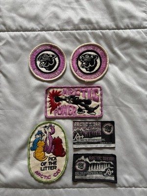 Attic Cat Snowmobile Patches And Tags