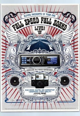 2007 Alpine iPod Compatible Car Stereo Audio Vintage Print Ad Graphic Wall Art
