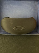 Used Black Logo'd Oakley Sunglasses Case Case Only W/White Custom Punch