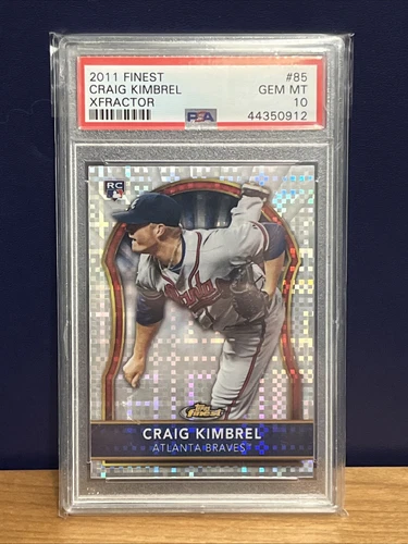2011 Topps Finest Craig Kimbrel PSA 10 X-Fractor #299/299 Rookie Card RC Low Pop
