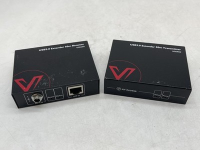 AV ACCESS USB2.0 EXTENDER 50M U2EX50 TRANSMITTER AND RECIEVER FREE S/H