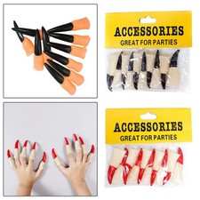 10x doigts de sorcière faux ongles de sorcière griffes de doigt couverture