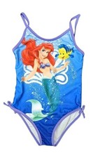 Vintage Disney Little Mermaid Princess Ariel Swimsuit Girls Sm 6 One Piece