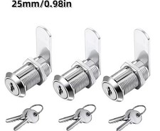 Lockers Locks with Keys for Cabinet Doors Office x 6 Brand New 25mm Bundle Lot