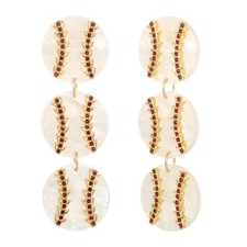 Womens Game Day Baseball Earrings  Dangle Sports Earrings dropping for Baseball