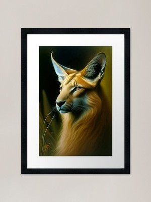Hybrid Animal digital concept art F Framed Wall Art Poster Canvas Print Picture