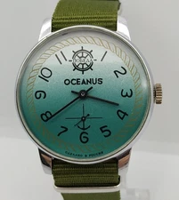 Vintage Russian NAVY Men's Watch Pobeda Oceanus Mechanical SERVICED Fleet USSR