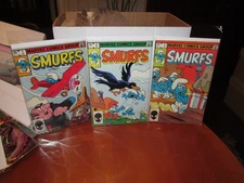 Smurfs #1 (Marvel Comics 1982) VG Condition #1, #2, #3 Lot VG OR BETTER