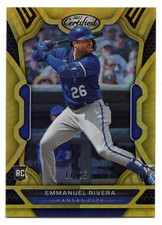 2022 Panini Chronicles Certified EMMANUEL RIVERA #49 Gold Rookie /25