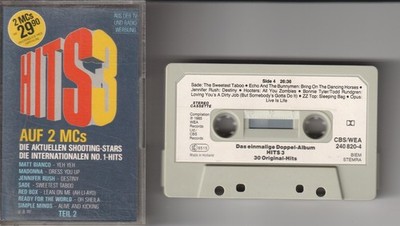 Hits  III    MC / Tape /  Kassette  Opus, Falco, Red Box      1985  CBS