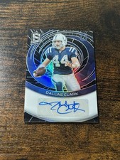 2023 Panini Spectra Signatures Dallas Clark #SIG-DCL Auto Silver /60 Colts