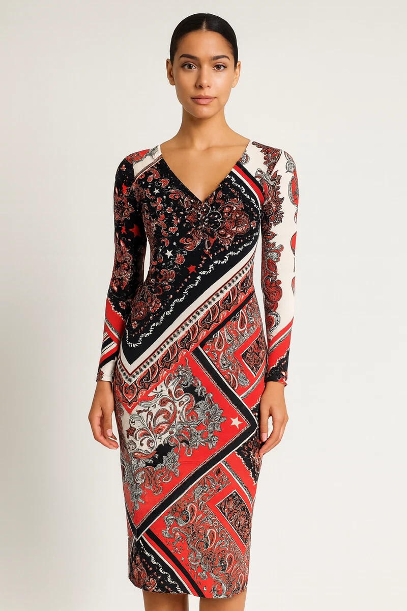 Just Cavalli Jersey Long Sleeve Dresses for Women for sale | eBay