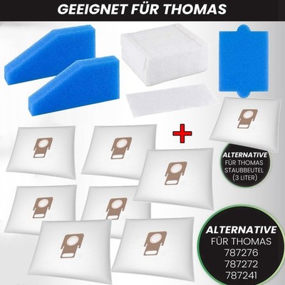 Filter Set & Staubsaugerbeutel für Thomas AQUA PET & FAMILY Aqua, XT, X7 X8 X10