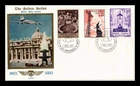 Dr Jim Stamps Vatican Golden Series Air Mail 1967 3v Set First Day Cover
