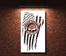 Skull Stencil Template Reusable Mylar Stencil for Paint 18