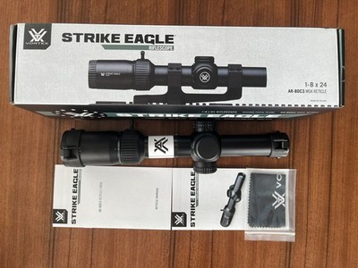 Vortex Strike Eagle 1-8x24 Illum AR-BDC3 MOA SFP Riflescope SE-1824-2 NEW