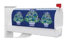 Chinoiserie Christmas Tree Mailbox Cover