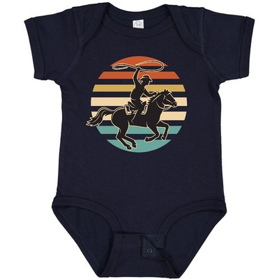 Inktastic Rodeo Team Roping Cowboy Baby Bodysuit Competition Horse West Infant