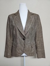 LAFAYETTE 148 New York Women's Blazer Long Sleeve Collared Wool Blend.Size 6