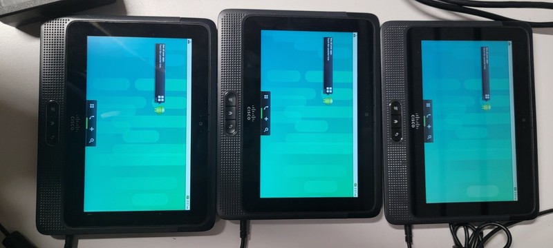 3 Used Cisco CIUS tablets