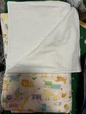 New Unisex Multicolor Animal Theme Baby blanket. Handmade by GMA