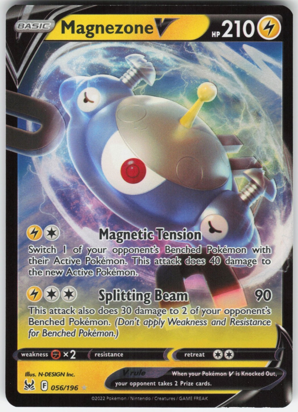 Magnezone V Ultra Rare SWSH11: Lost Origin 056/196 NM