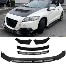 Front Bumper Splitter Lip Spoiler Chin Kits Gloss Black For Honda Cr-z Crz 11-16 Front Bumper Splitter Lip Spoiler Chin Kits Gloss Black For Honda Cr-z Crz 11-16