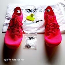 Nike Zoom Mamba V6 Track Shoes Men's 12 Cleats Spikes Hyper Pink DR2733-600