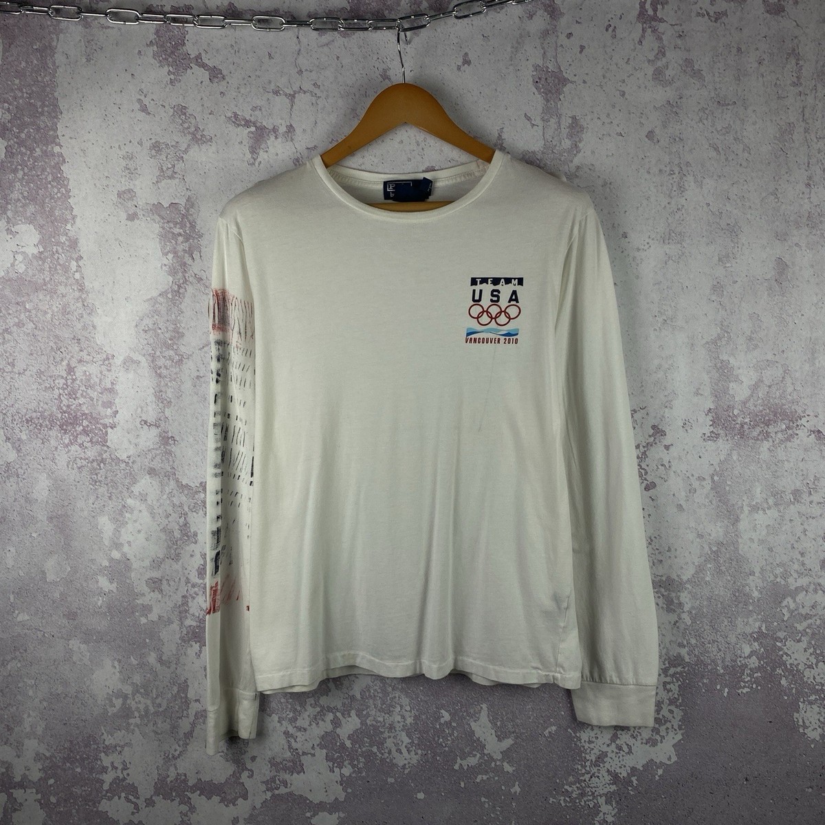 極美品 polo ralph lauren football l/s tee Vintage Polo Ralph Lauren Shirt Women XS Football Athl Div